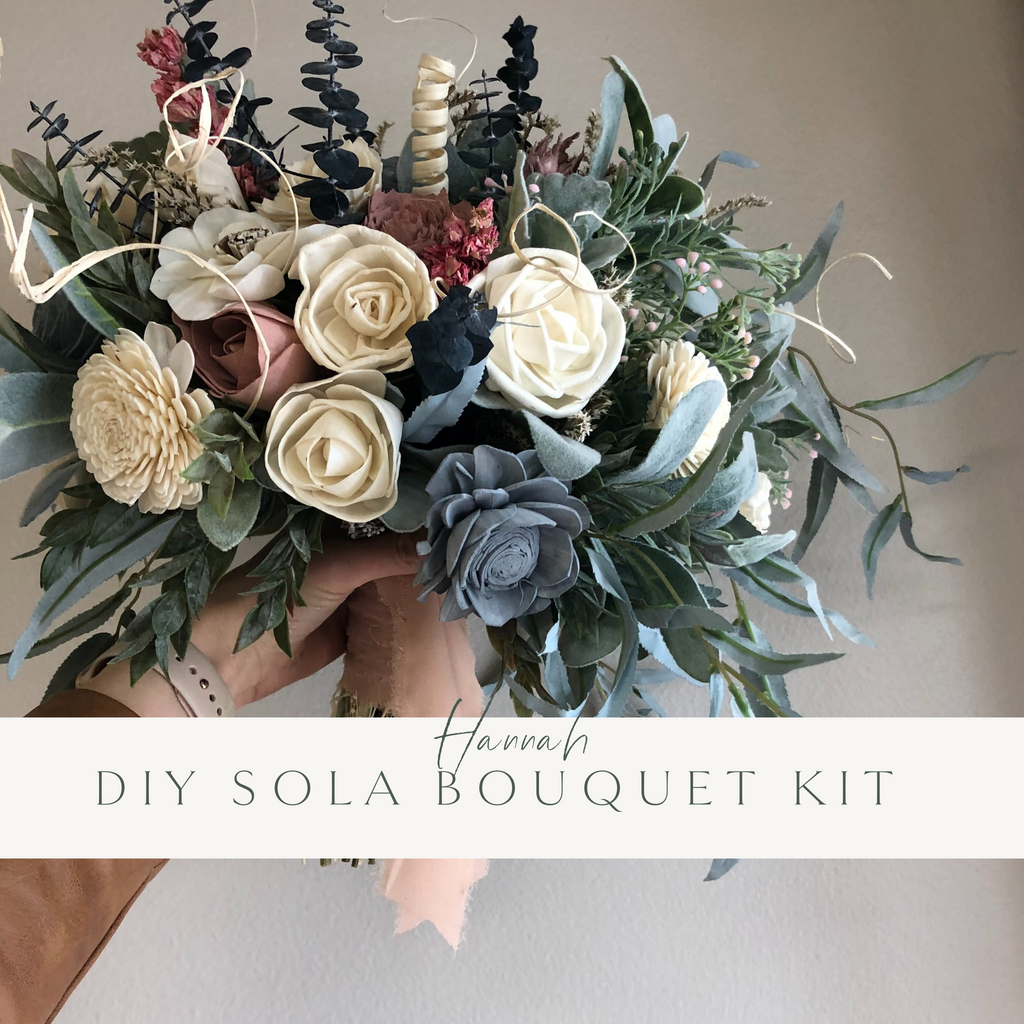 Sola Wood Flowers Bouquet, DIY or Custom Built by
