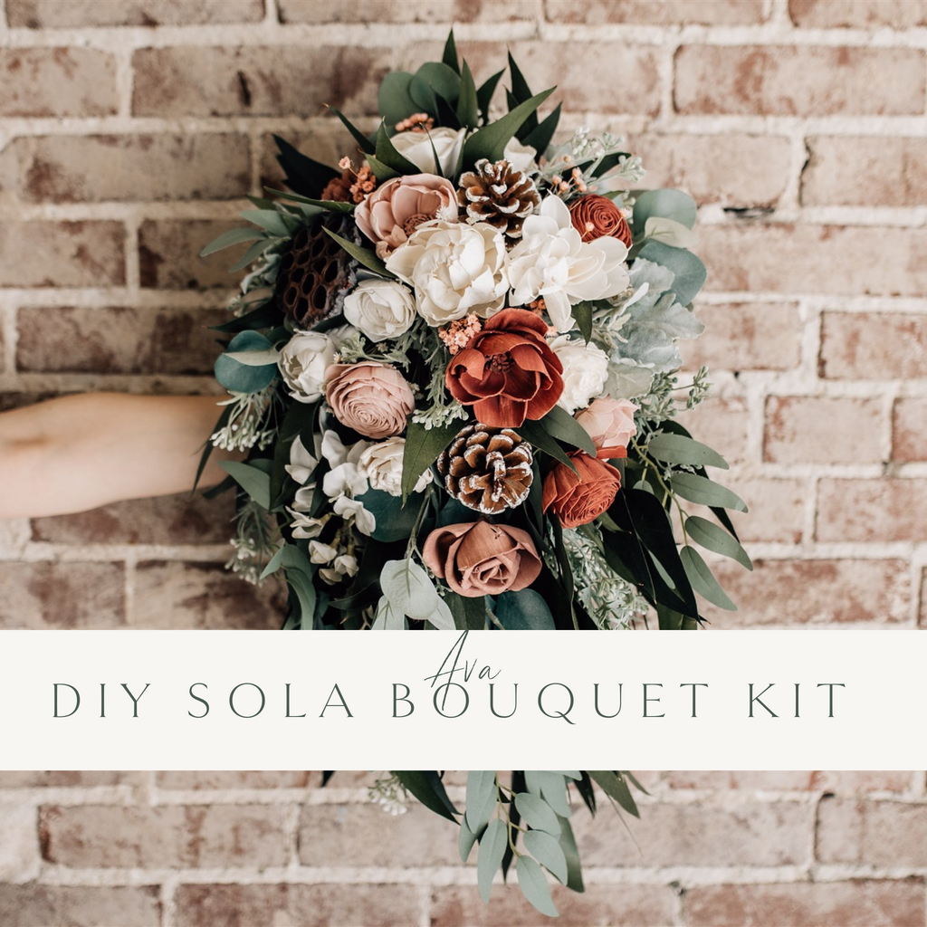 Sola Wood Flowers Bouquet, DIY or Custom Built by