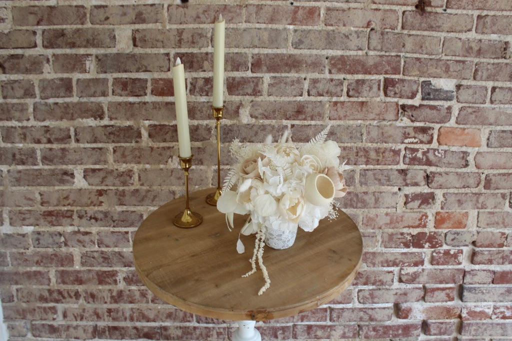 AMORE | Wooden Flower & Dried Bloom Floral Arrangement